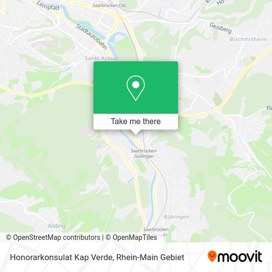 Карта Honorarkonsulat Kap Verde