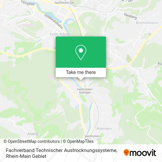 Карта Fachverband Technischer Austrocknungssysteme