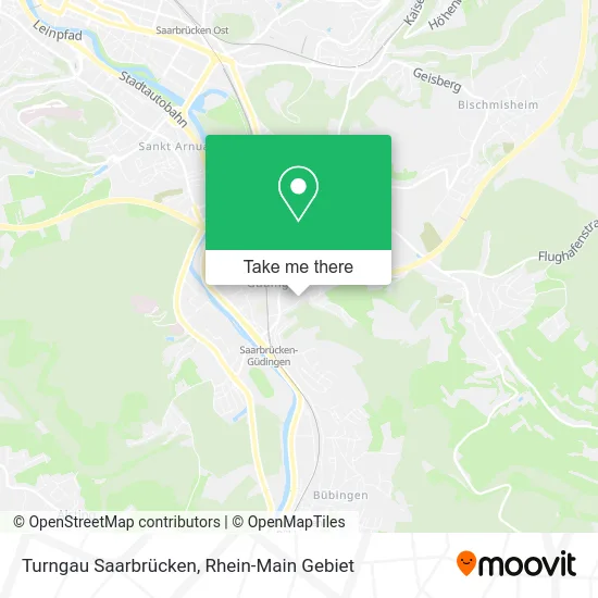 Карта Turngau Saarbrücken