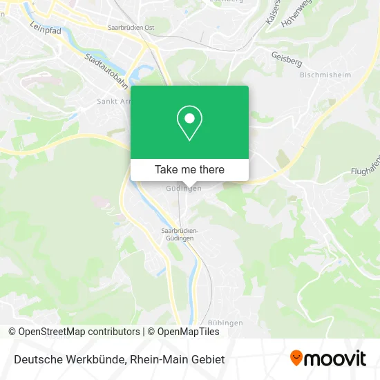 Карта Deutsche Werkbünde