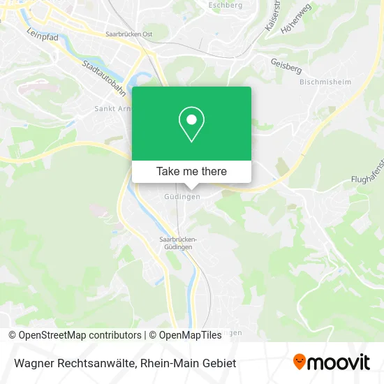 Карта Wagner Rechtsanwälte
