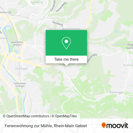 Карта Ferienwohnung zur Mühle