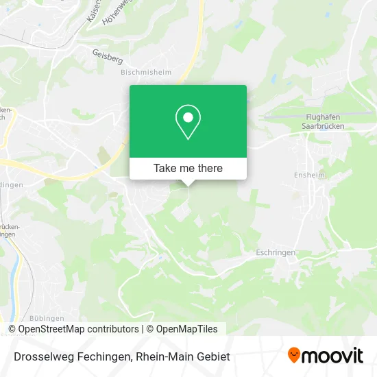 Карта Drosselweg Fechingen
