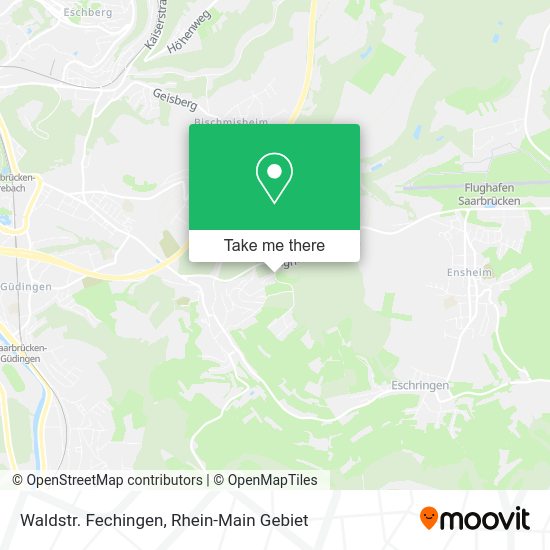 Карта Waldstr. Fechingen
