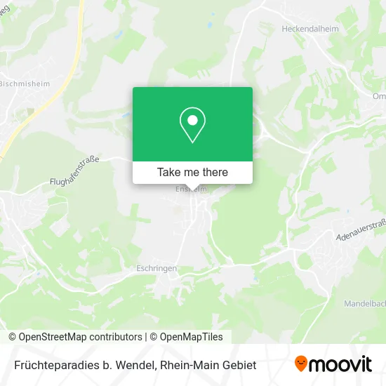 Карта Früchteparadies b. Wendel