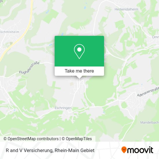 R and V Versicherung map