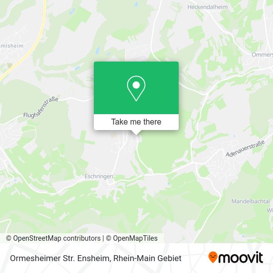 Карта Ormesheimer Str. Ensheim