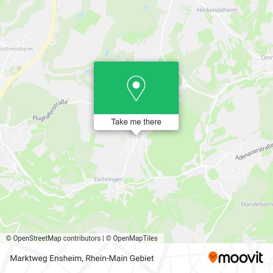 Карта Marktweg Ensheim