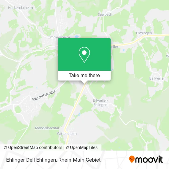 Карта Ehlinger Dell Ehlingen
