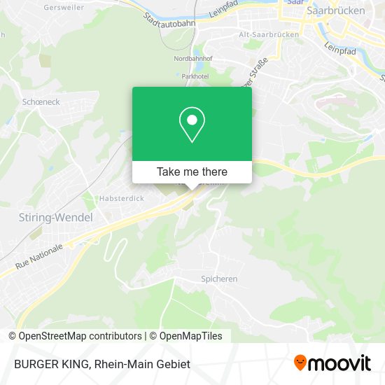 Карта BURGER KING