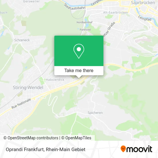 Карта Oprandi Frankfurt