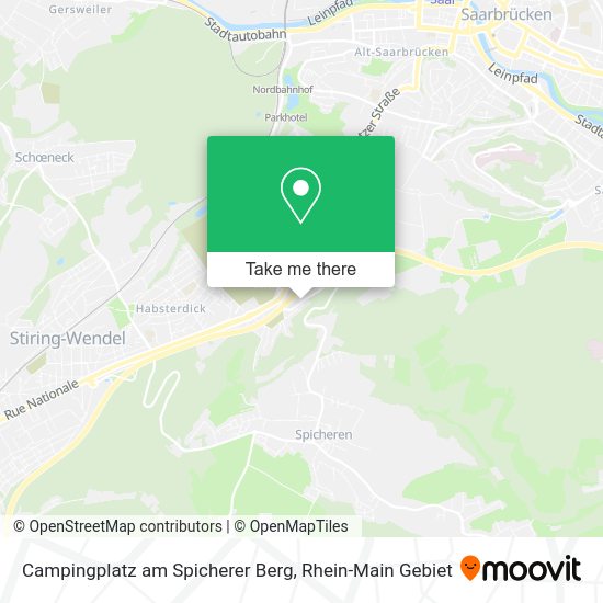Карта Campingplatz am Spicherer Berg