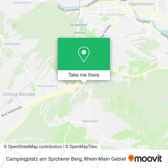 Карта Campingplatz am Spicherer Berg