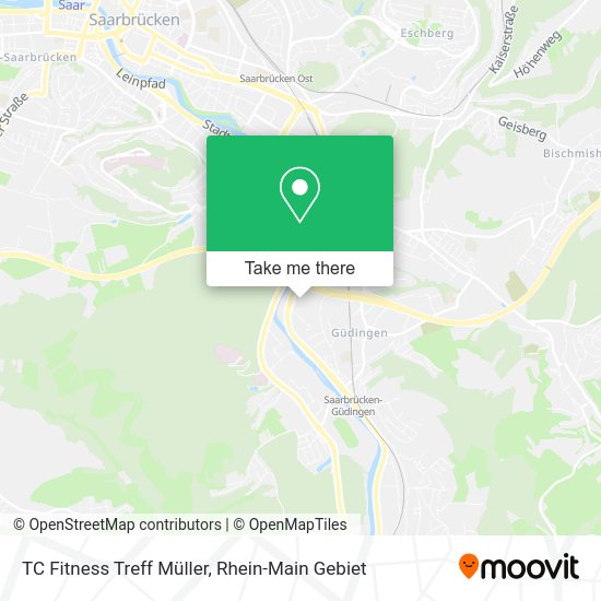 Карта TC Fitness Treff Müller