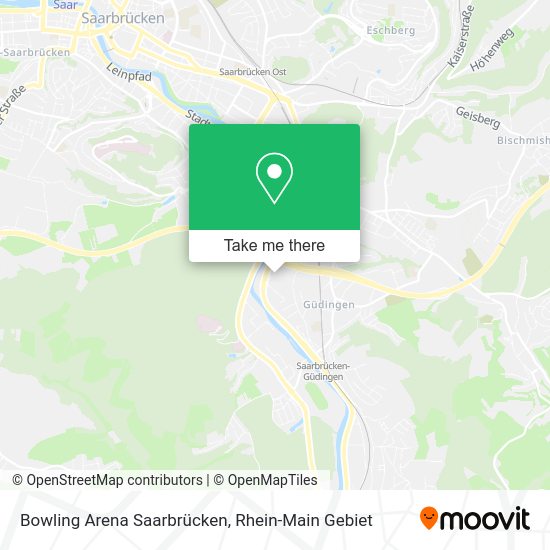 Карта Bowling Arena Saarbrücken