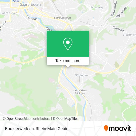 Карта Boulderwerk sa