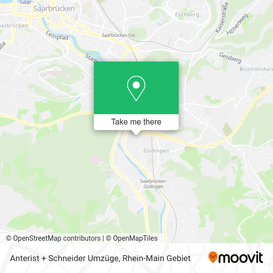 Карта Anterist + Schneider Umzüge