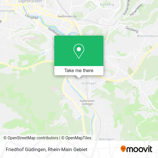 Карта Friedhof Güdingen