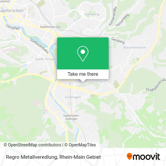 Карта Regro Metallveredlung
