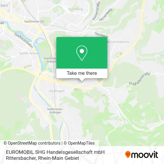 Карта EUROMOBIL SHG Handelsgesellschaft mbH Rittersbacher