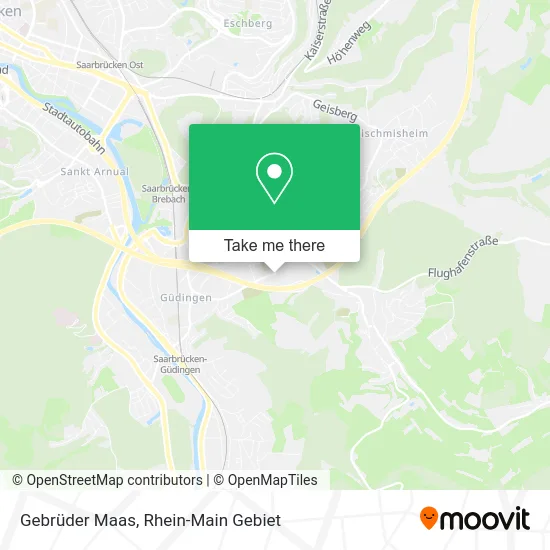 Карта Gebrüder Maas