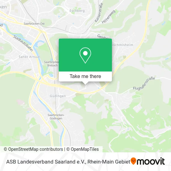 Карта ASB Landesverband Saarland e.V.