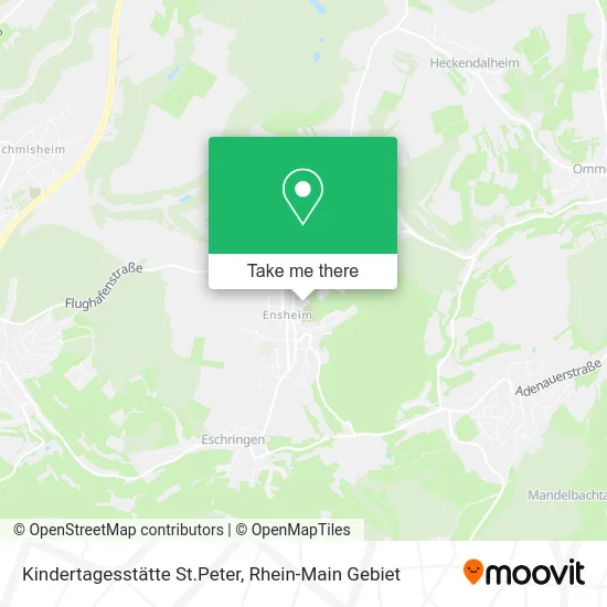 Карта Kindertagesstätte St.Peter