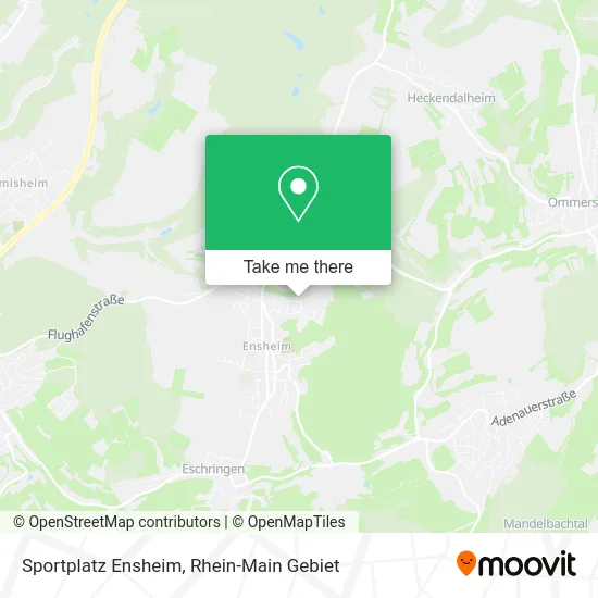 Карта Sportplatz Ensheim