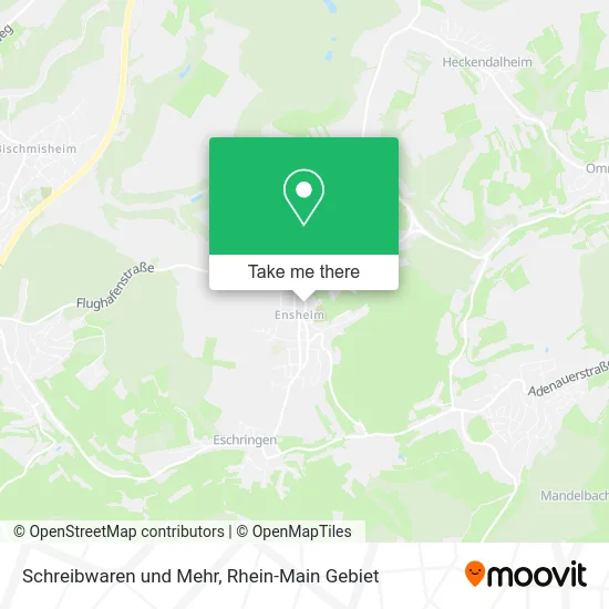 Карта Schreibwaren und Mehr