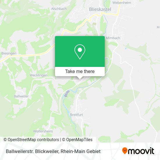 Карта Ballweilerstr. Blickweiler