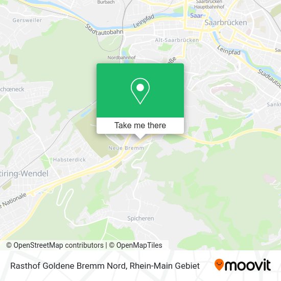 Карта Rasthof Goldene Bremm Nord