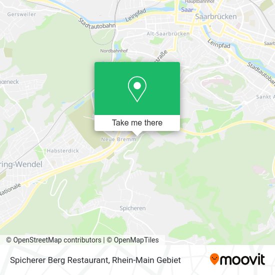 Карта Spicherer Berg Restaurant