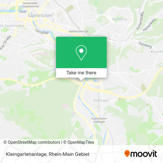Карта Kleingartenanlage
