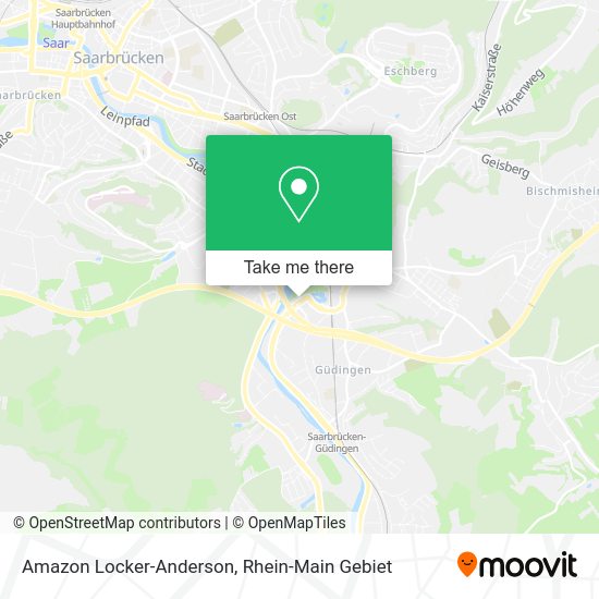 Карта Amazon Locker-Anderson