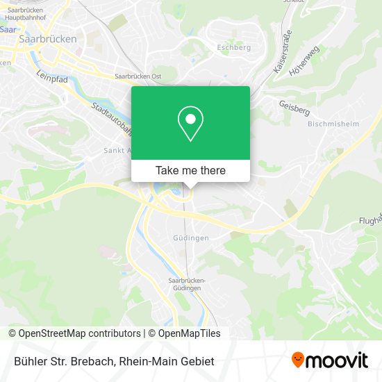 Карта Bühler Str. Brebach