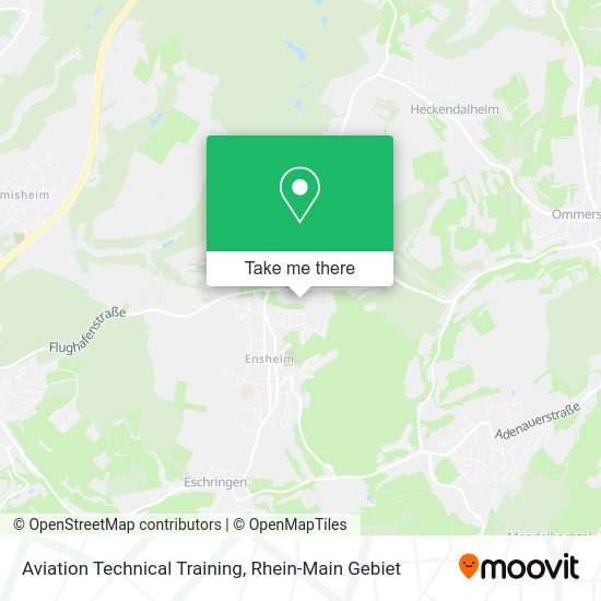 Карта Aviation Technical Training