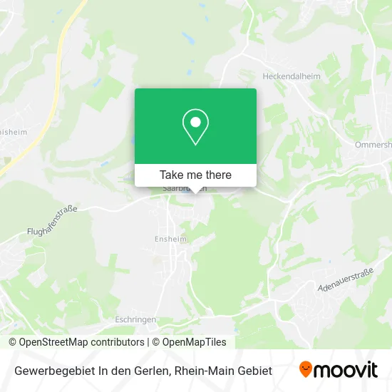 Карта Gewerbegebiet In den Gerlen