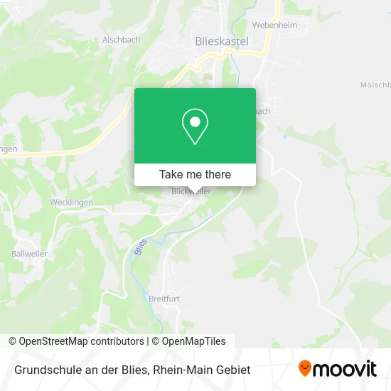 Карта Grundschule an der Blies