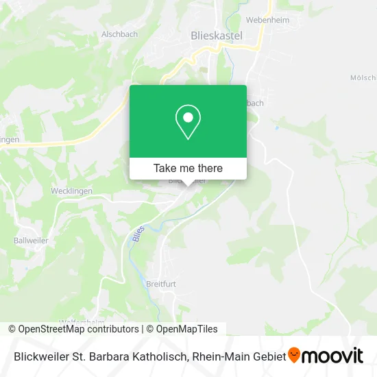 Карта Blickweiler St. Barbara Katholisch