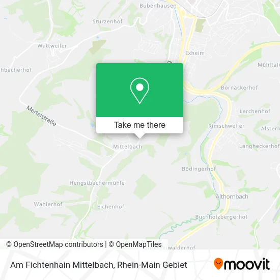 Карта Am Fichtenhain Mittelbach