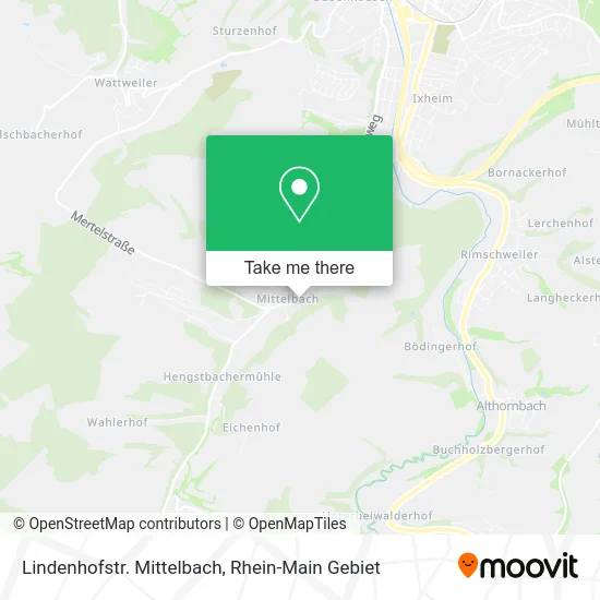 Карта Lindenhofstr. Mittelbach