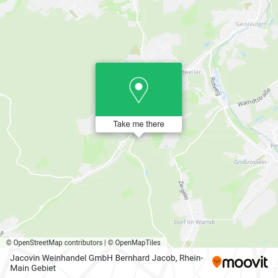 Карта Jacovin Weinhandel GmbH Bernhard Jacob