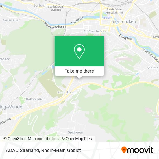 Карта ADAC Saarland