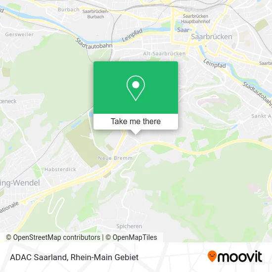 Карта ADAC Saarland