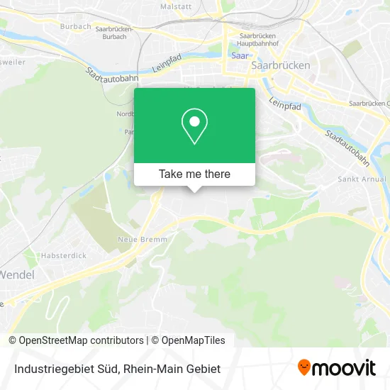 Карта Industriegebiet Süd
