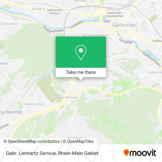 Карта Gebr. Lennartz Service