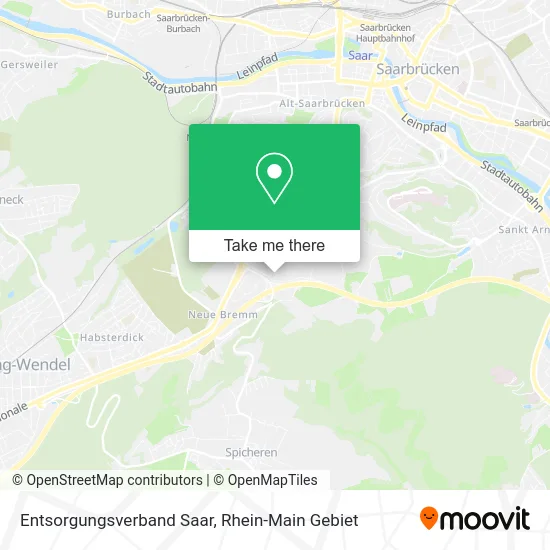 Карта Entsorgungsverband Saar