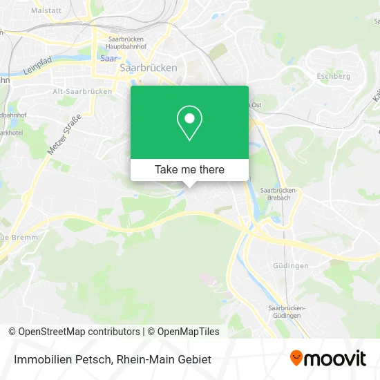 Карта Immobilien Petsch