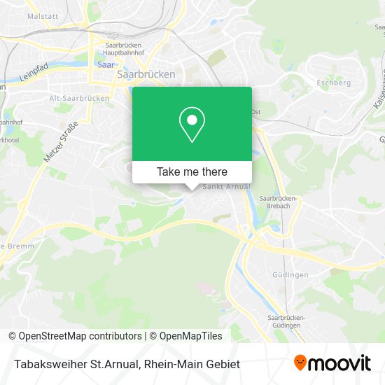 Карта Tabaksweiher St.Arnual