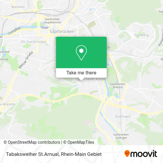 Карта Tabaksweiher St.Arnual